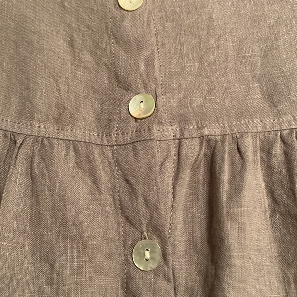 SIGRID OLSEN Linen Button Down Top - Picture 5 of 11